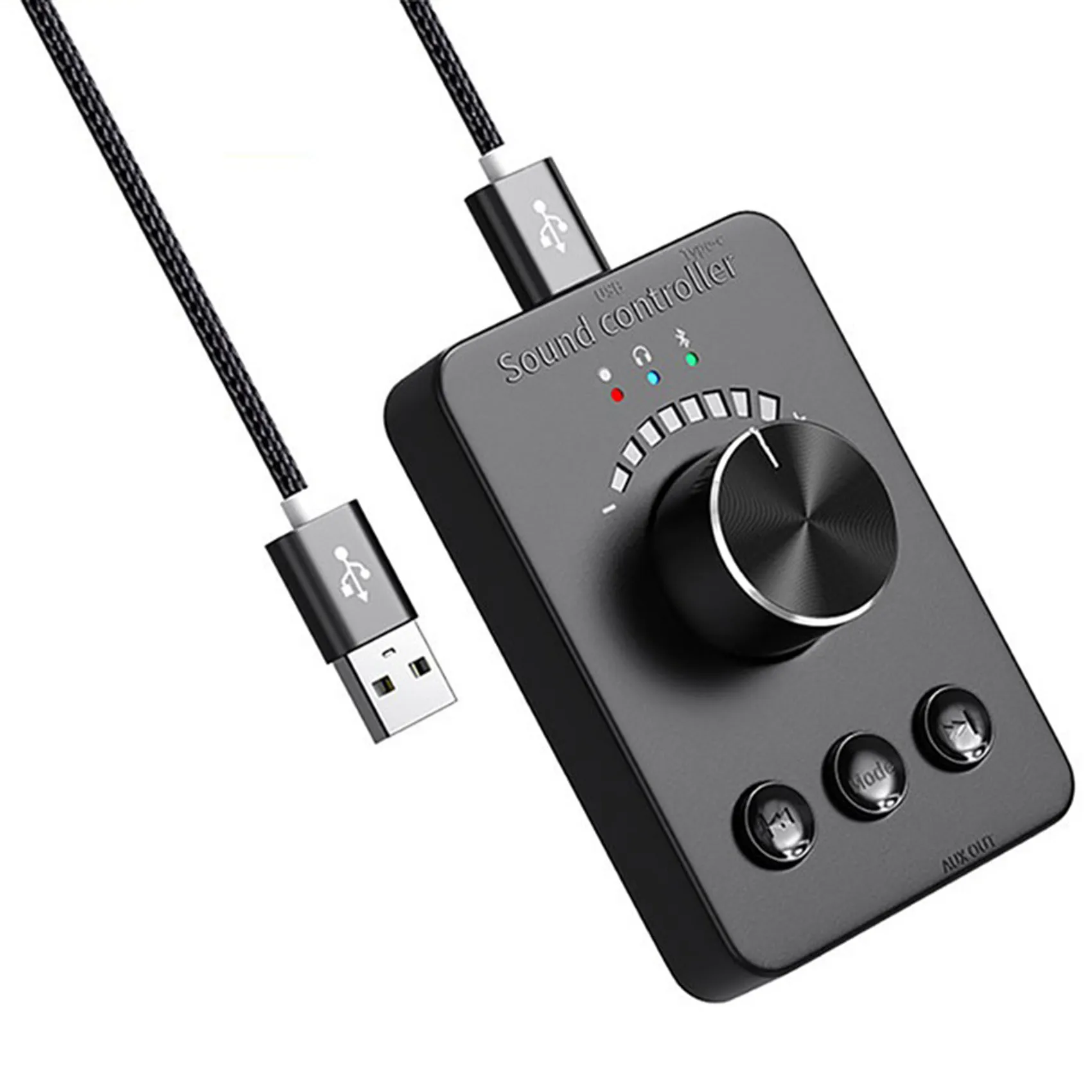USB Volume Controller, External USB Sound Card, Bluetooth 5.1 Transmitter, Driver-Free (For Windows Xp and Above)
USB Volume Controller, External USB Sound Card, Bluetooth 5.1 Transmitter, Driver-Free (For Windows Xp and Above)