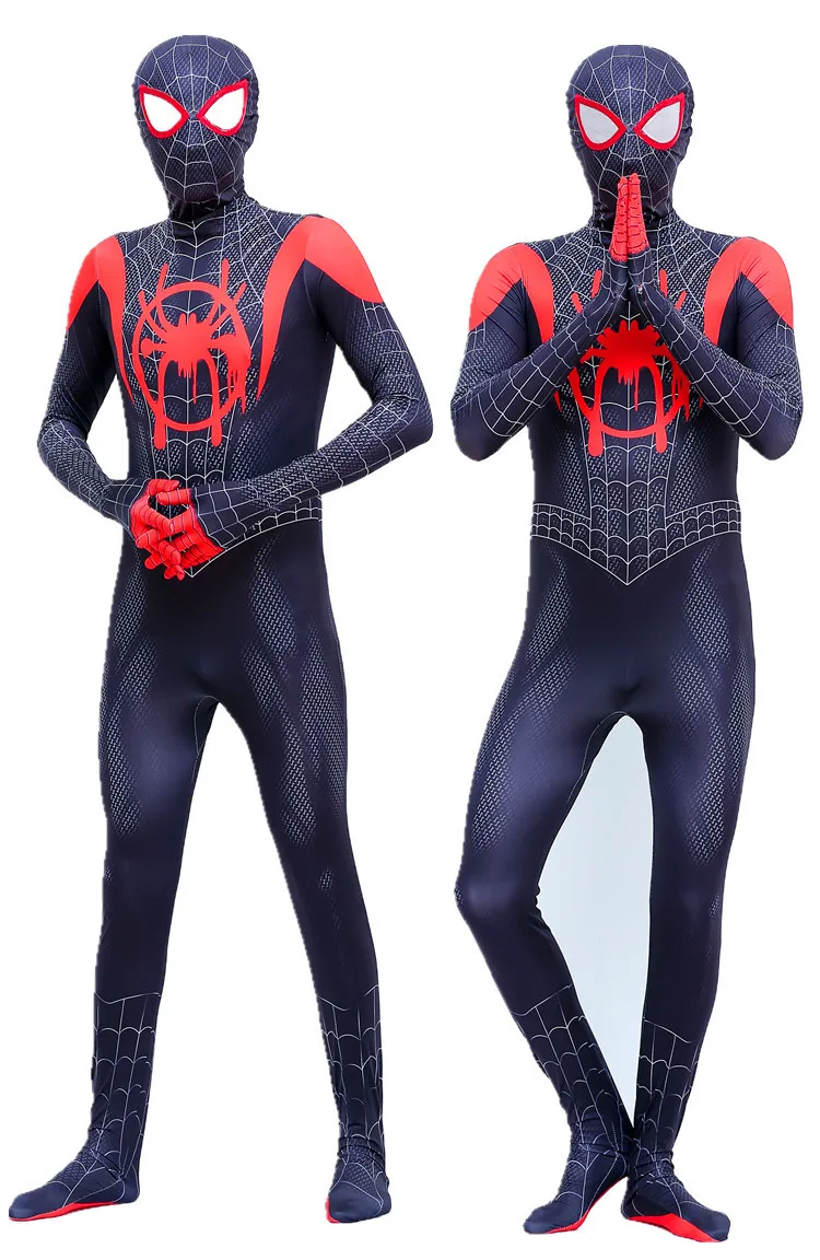 Hero Costume Super-Verse Miles Morales Cosplay Costume Hero Man Bodysuit Suit Halloween Costume for Kids Adult
Hero Costume Super-Verse Miles Morales Cosplay Costume Hero Man Bodysuit Suit Halloween Costume for Kids Adult