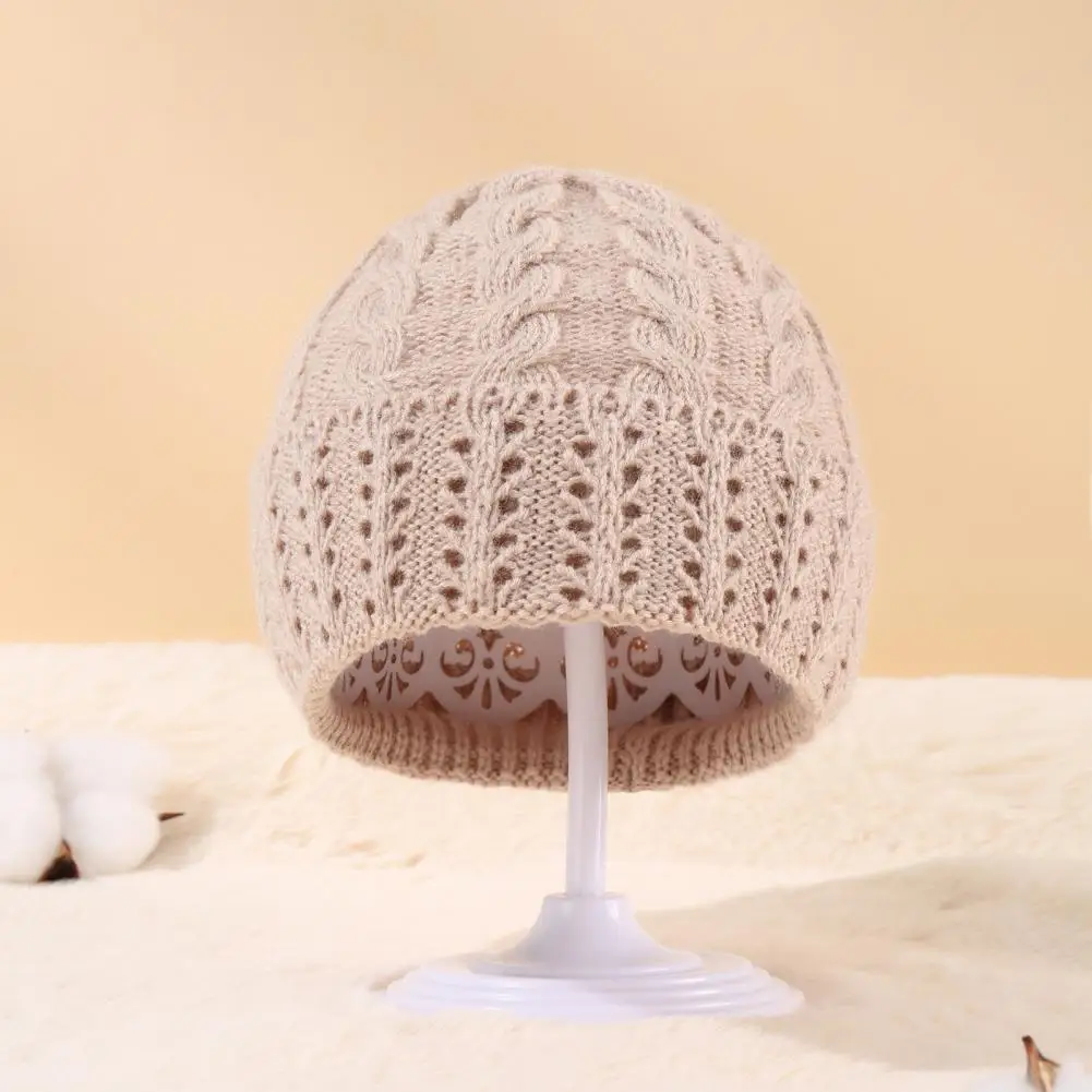 Simple Autumn Winter Women Beanie Skull Cap Knitted Beanie Wrinkle-free Ears Protection 
Simple Autumn Winter Women Beanie Skull Cap Knitted Beanie Wrinkle-free Ears Protection