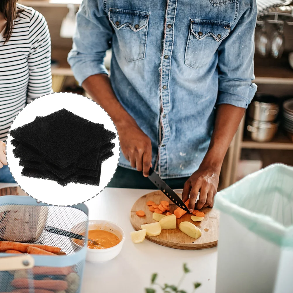 6pcs Useful Garbage Can Filters Charcoal Filters Compost Bin Odor Filtering Sponges (Black)
6pcs Useful Garbage Can Filters Charcoal Filters Compost Bin Odor Filtering Sponges (Black)