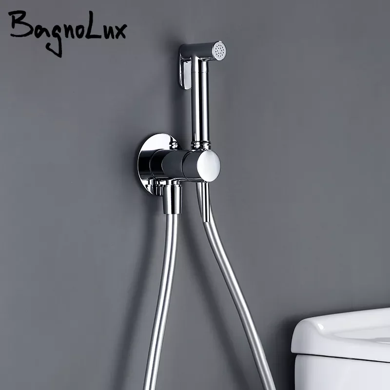 Chrome-plated Brass Hand-held Wall-mounted Hybrid Hot And Cold Water With Stand Bathroom kitchen Toilet Faucet Bidet Sprayer
Chrome-plated Brass Hand-held Wall-mounted Hybrid Hot And Cold Water With Stand Bathroom kitchen Toilet Faucet Bidet Sprayer