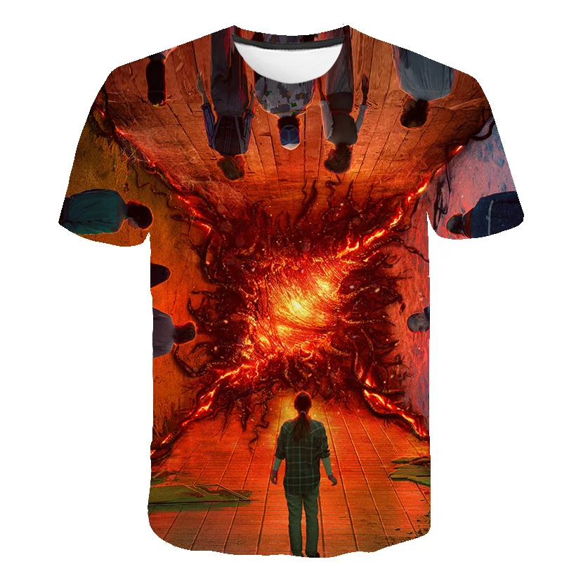 Children's Summer Stranger Things 4 T-Shirts Boys Girls Short-Sleeved Casual T Shirts 4-14 Years Cartoon Hellfire Club Tops Tee
Children's Summer Stranger Things 4 T-Shirts Boys Girls Short-Sleeved Casual T Shirts 4-14 Years Cartoon Hellfire Club Tops Tee