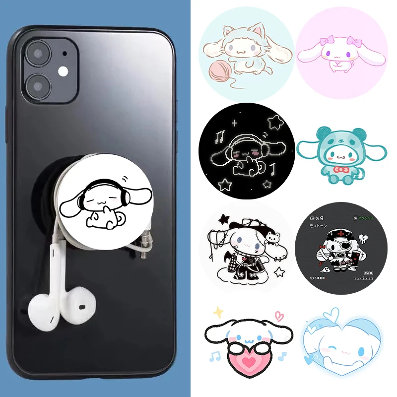 Kawaii Sanrio Cinnamoroll Popping Mobile Phone holder Lazy Custom Airbag Retractable Paste Type Cute Cartoon Gift Phone Buckle 
Kawaii Sanrio Cinnamoroll Popping Mobile Phone holder Lazy Custom Airbag Retractable Paste Type Cute Cartoon Gift Phone Buckle