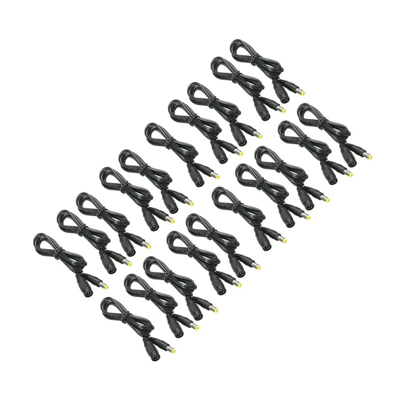 20Pcs 5.5Mm X 2.1Mm DC Power Jack Male To Female Extension Cable Cord Lead Connectorcable Length:1.2 M
20Pcs 5.5Mm X 2.1Mm DC Power Jack Male To Female Extension Cable Cord Lead Connectorcable Length:1.2 M