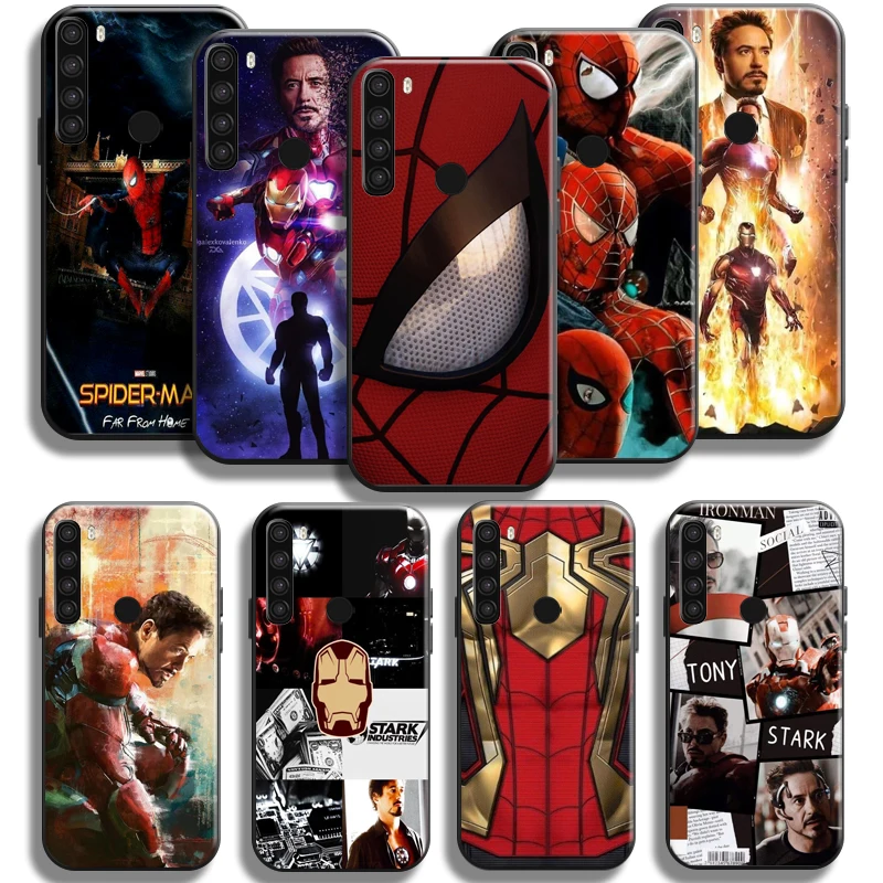Avengers Iron Man Spiderman Phone Case For Xiaomi Redmi Note 8 8T 8 Pro For Redmi 8 8A Liquid Silicon Coque Black Funda Carcasa
Avengers Iron Man Spiderman Phone Case For Xiaomi Redmi Note 8 8T 8 Pro For Redmi 8 8A Liquid Silicon Coque Black Funda Carcasa