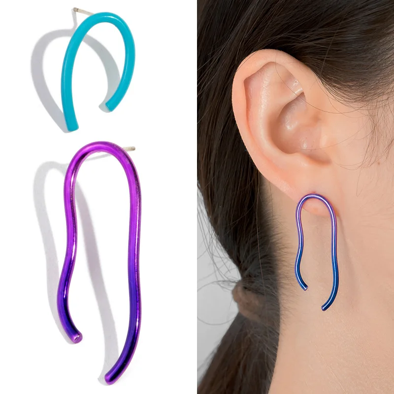 Rainbow Geometric Alloy Plated Stud Earrings for Women Teens 90s Aesthetic Y2k Accessories Earrings Boho Fashion Jewelry
Rainbow Geometric Alloy Plated Stud Earrings for Women Teens 90s Aesthetic Y2k Accessories Earrings Boho Fashion Jewelry