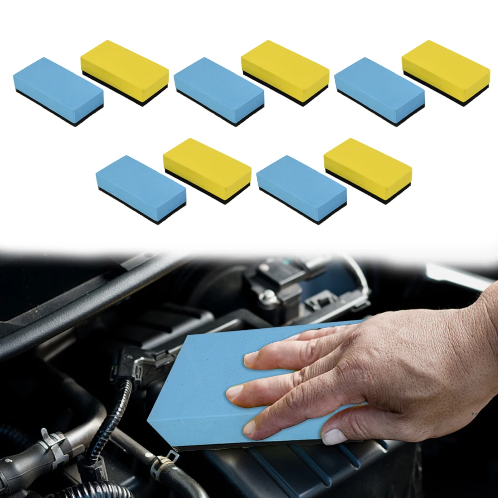 10Pcs Car Polishing Sponge Ceramic Coating Sponge Glass Nano Wax Coat Applicator Wax Polishing Pads Cleaning Car Wash Accessorie
10Pcs Car Polishing Sponge Ceramic Coating Sponge Glass Nano Wax Coat Applicator Wax Polishing Pads Cleaning Car Wash Accessorie