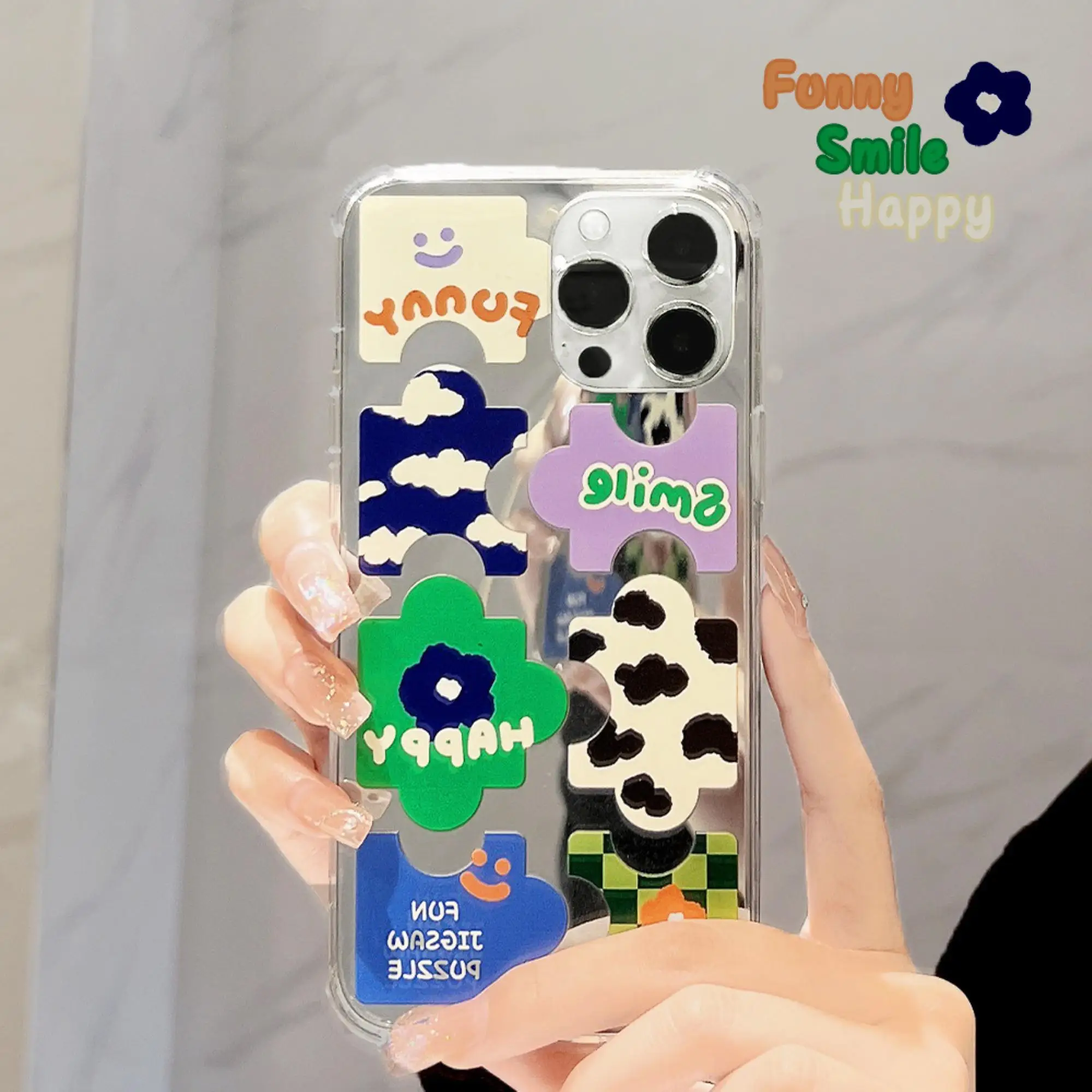 Fashion Puzzle Patch Letters Phone Case For Iphone INS TPU Creative For iphone 13 12 11 X 7 8 Fashion Couple Gift Phone Case
Fashion Puzzle Patch Letters Phone Case For Iphone INS TPU Creative For iphone 13 12 11 X 7 8 Fashion Couple Gift Phone Case