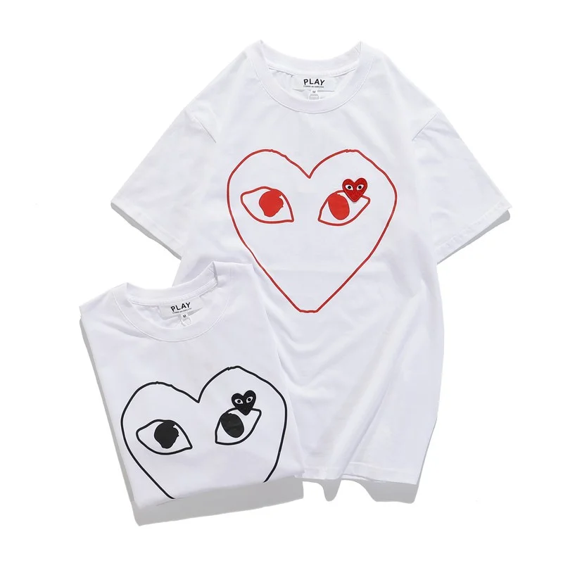 PLAY T-shirt Men's and Women's Unisex Printed Round Neck Short Sleeve All-match Tops & Tees
PLAY T-shirt Men's and Women's Unisex Printed Round Neck Short Sleeve All-match Tops & Tees