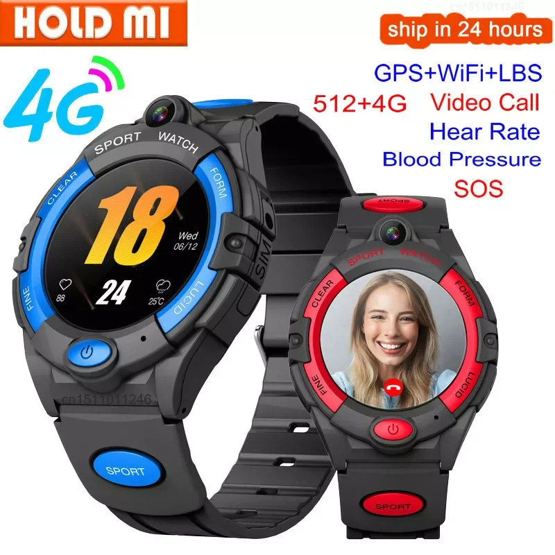 Smart Watch Kids GPS 4G Video Call Wifi Children Smartwatch Camera Location Trace Heart Rate Sport Tracker SOS Monitor Clock
Smart Watch Kids GPS 4G Video Call Wifi Children Smartwatch Camera Location Trace Heart Rate Sport Tracker SOS Monitor Clock