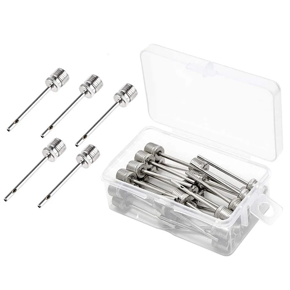 30pcs Football Basketball Pin Sports Handball Stainless Steel Air Inflation Replacement Parts Soccer Volleyball Ball Pump Needle
30pcs Football Basketball Pin Sports Handball Stainless Steel Air Inflation Replacement Parts Soccer Volleyball Ball Pump Needle