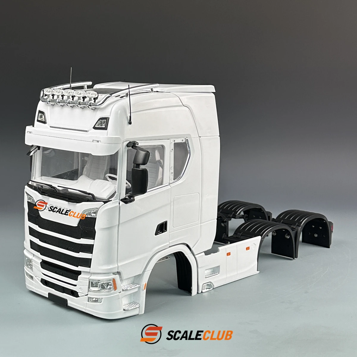 Кабина Scaleclub 770S для 1/14 Tamiya RC открывающиеся двери кабины с внутренней оболочкой