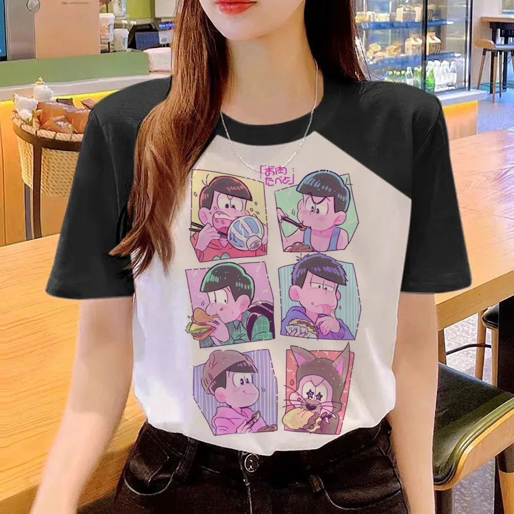 Osomatsu San top women harajuku funny Tee girl Japanese clothing
Osomatsu San top women harajuku funny Tee girl Japanese clothing