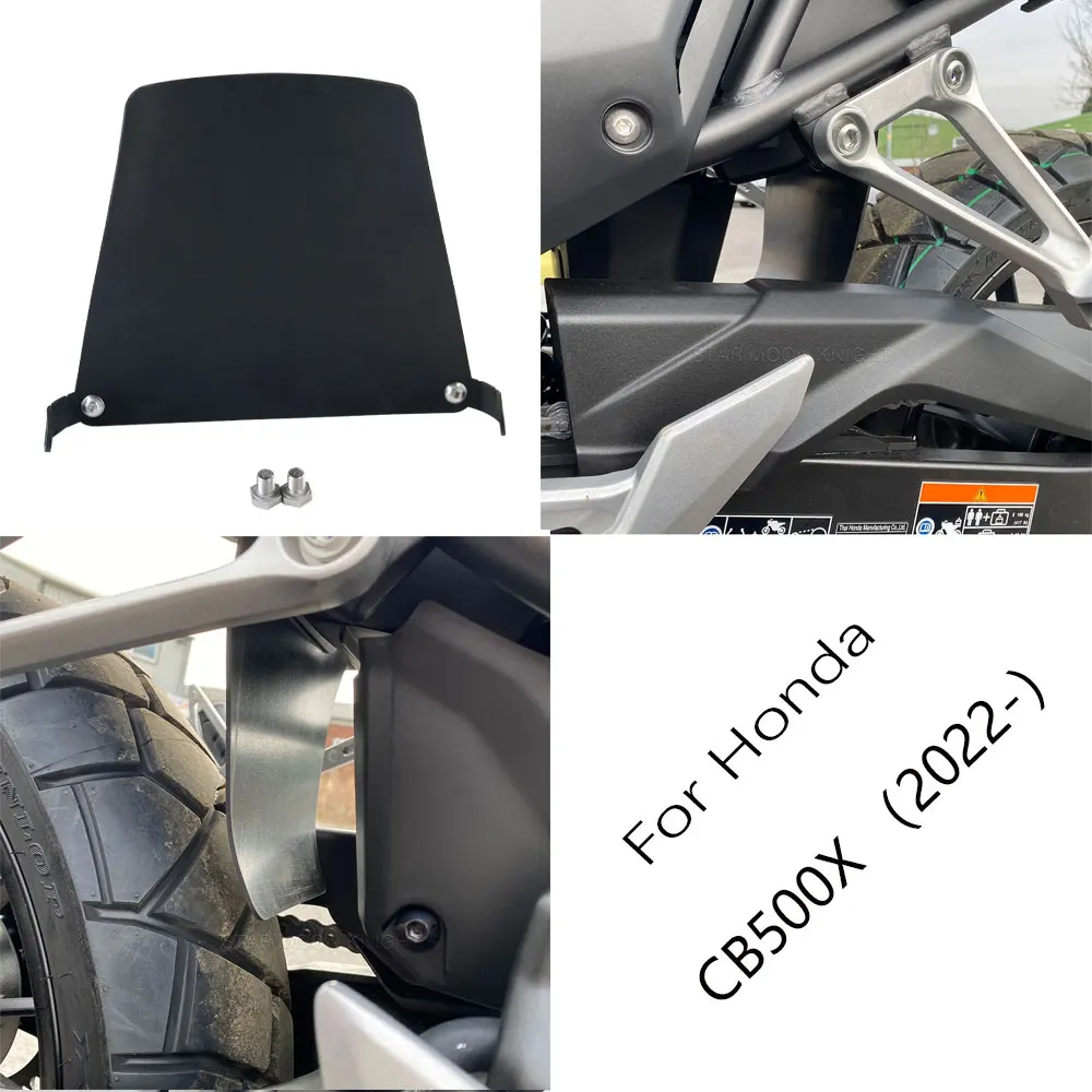 Motorcycle Accessories Shock Shield Shockproof Cover Fender Mudguard Rear Tire Hugger For Honda CB500X CB 500 X 2022 2023 -
Motorcycle Accessories Shock Shield Shockproof Cover Fender Mudguard Rear Tire Hugger For Honda CB500X CB 500 X 2022 2023 -