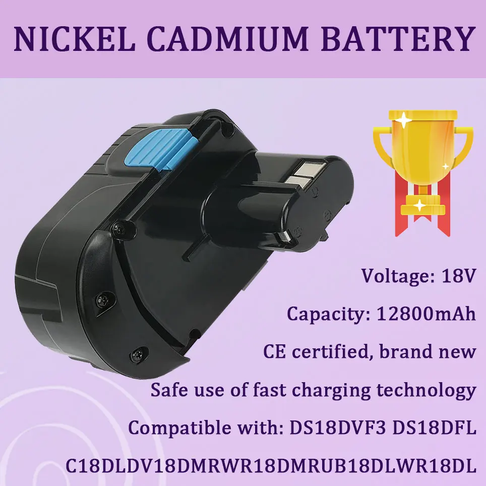 2022 18V High Quality Electric Drill Tool Battery for Hitachi C18DL, C18DLX, C18DMR, C6DC, C6DD 323902, EB1830H Power Bank
2022 18V High Quality Electric Drill Tool Battery for Hitachi C18DL, C18DLX, C18DMR, C6DC, C6DD 323902, EB1830H Power Bank