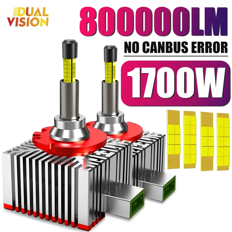 Комплект Из 2 Светодиодных Ламп Dualvision Для Автомобильных Фар, 12В, Canbus, Совместимые С HID (D3S, D1S, D8S, D1R, D3R, D8R)
Комплект Из 2 Светодиодных Ламп Dualvision Для Автомобильных Фар, 12В, Canbus, Совместимые С HID (D3S, D1S, D8S, D1R, D3R, D8R)