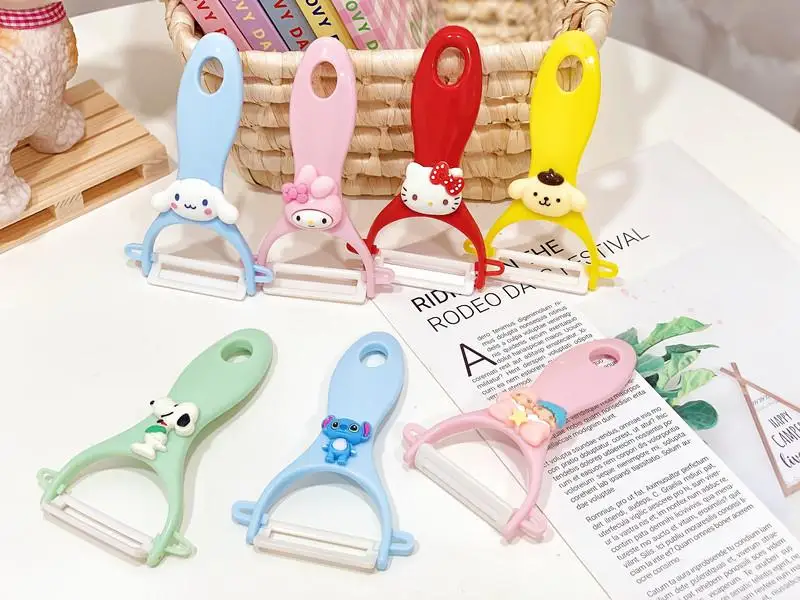 Sanrio peeler kuromi Hello Kitty My Melody Household kitchen cute cartoon peeler fruit potato vegetable fruit shaper
Sanrio peeler kuromi Hello Kitty My Melody Household kitchen cute cartoon peeler fruit potato vegetable fruit shaper