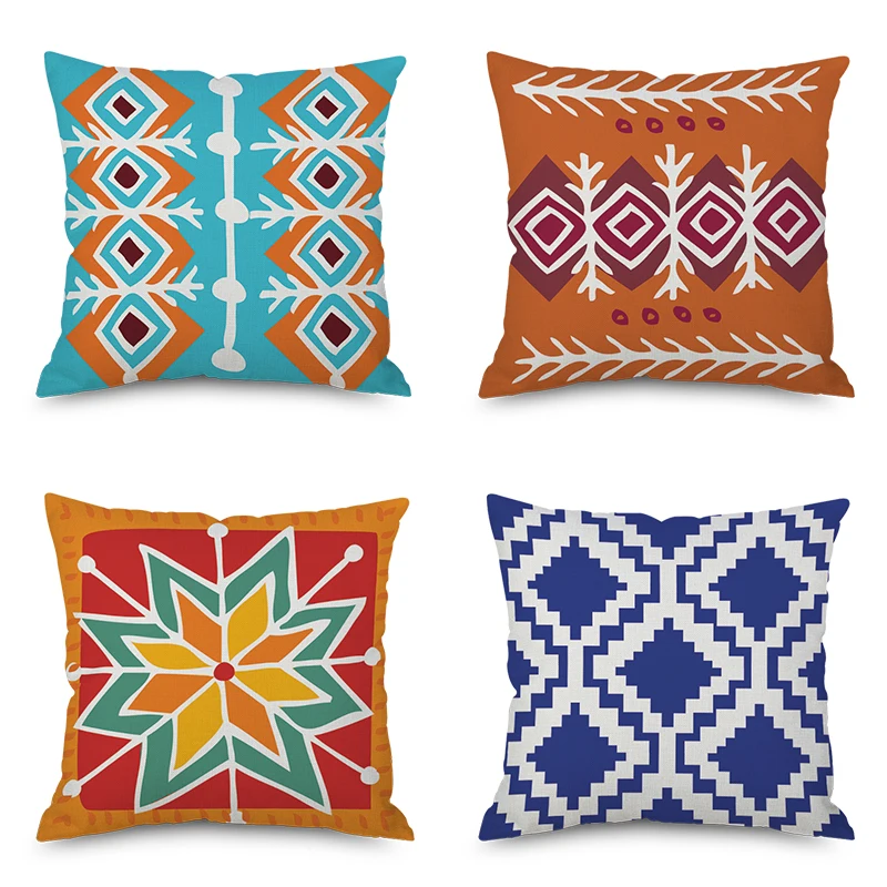 Bohemian Patterns Linen Cushions Case Multicolors Abstract Geometry Print Decorative Pillows Case Living Room Sofa Pillow
Bohemian Patterns Linen Cushions Case Multicolors Abstract Geometry Print Decorative Pillows Case Living Room Sofa Pillow