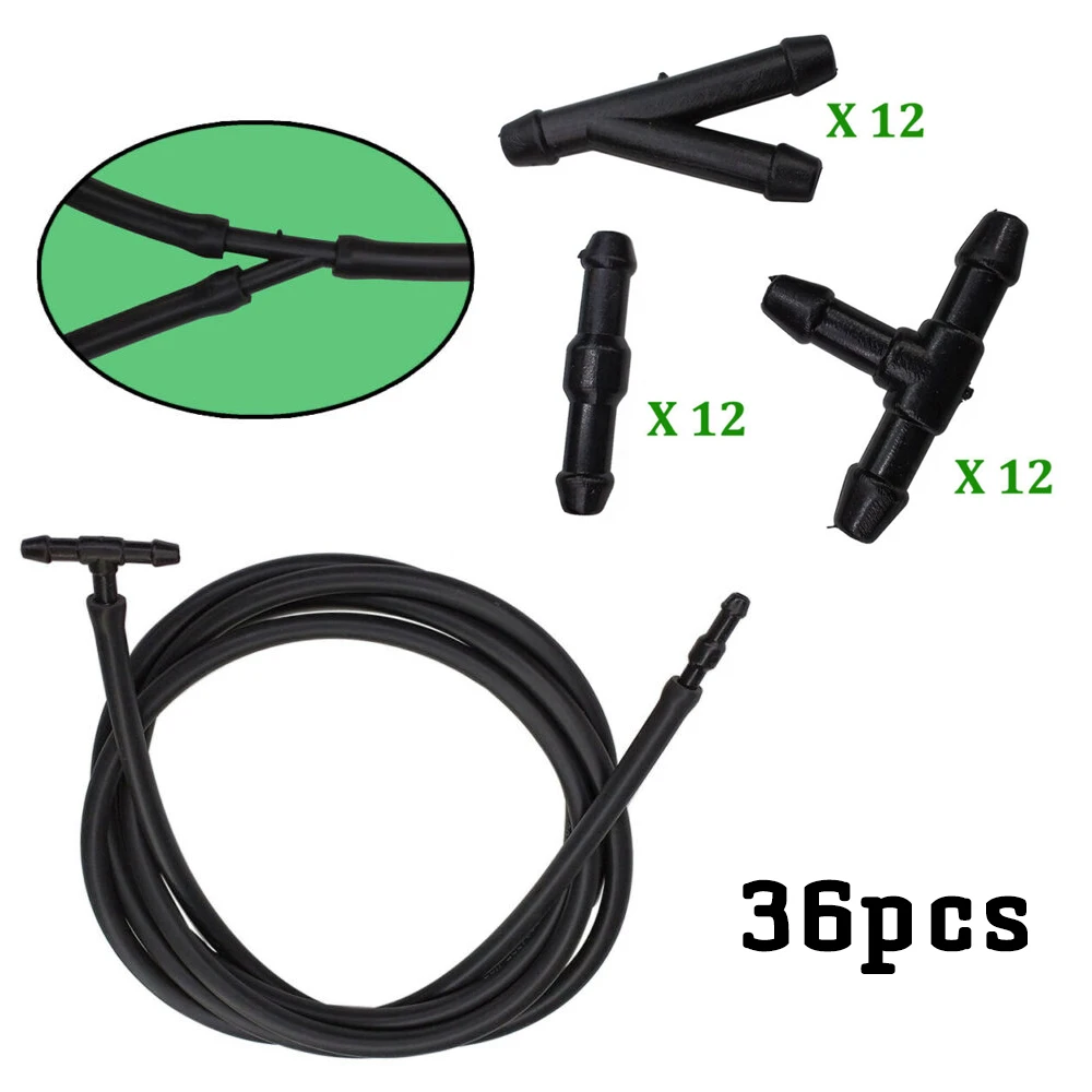 36pcs Hose Connector Windshield Washer Hose Connector Water Tube T/Y/I Type Splitter Fittings I-type / I-type / Y-type
36pcs Hose Connector Windshield Washer Hose Connector Water Tube T/Y/I Type Splitter Fittings I-type / I-type / Y-type