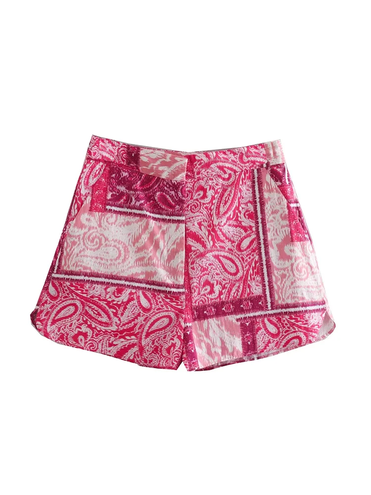Fashion Women Patchwork Printed Bermuda Shorts 2022 Summer High Waist Casual Girls Inside Button For Holiday Streetwear
Fashion Women Patchwork Printed Bermuda Shorts 2022 Summer High Waist Casual Girls Inside Button For Holiday Streetwear