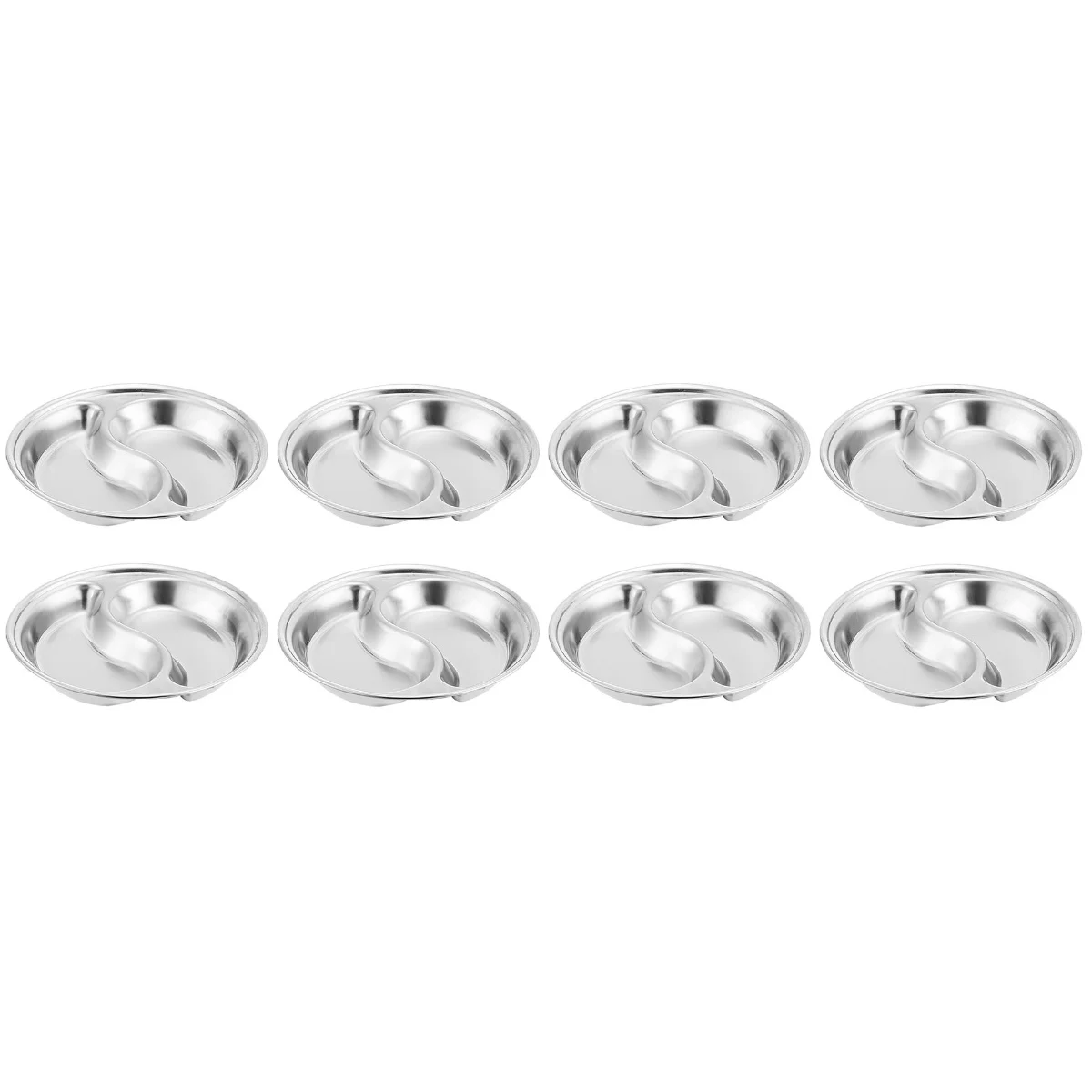 Dish Dip Stainless Steel Sauce Dishes Round Divided Mini Snack Seasoning Appetizer Plates Serving
Dish Dip Stainless Steel Sauce Dishes Round Divided Mini Snack Seasoning Appetizer Plates Serving