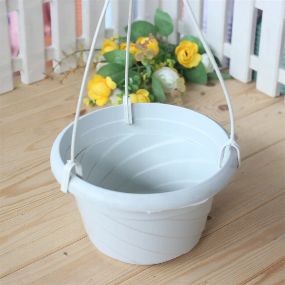 

Hanging Flower Plant Pot Basket Flower Pot Stand Balcony Garden Decoration Hook-type Pot Plastic Spider Hanging Pots