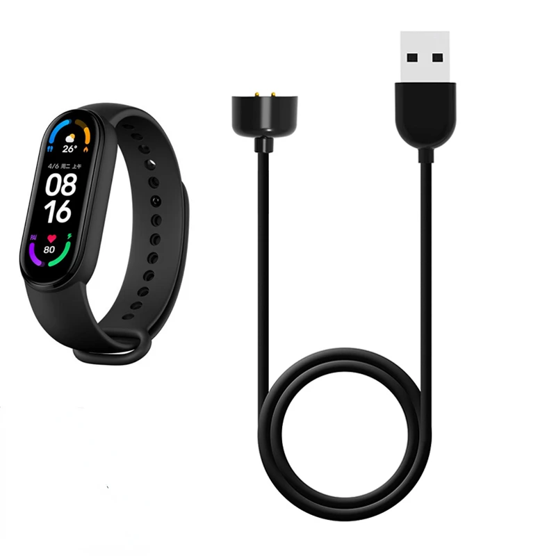 

USB-кабель для зарядки, шнур док-станции для Xiaomi Mi Smart Band 5 6 7 Mi Band 6, умный Браслет, быстрое магнитное зарядное устройство, адаптер
