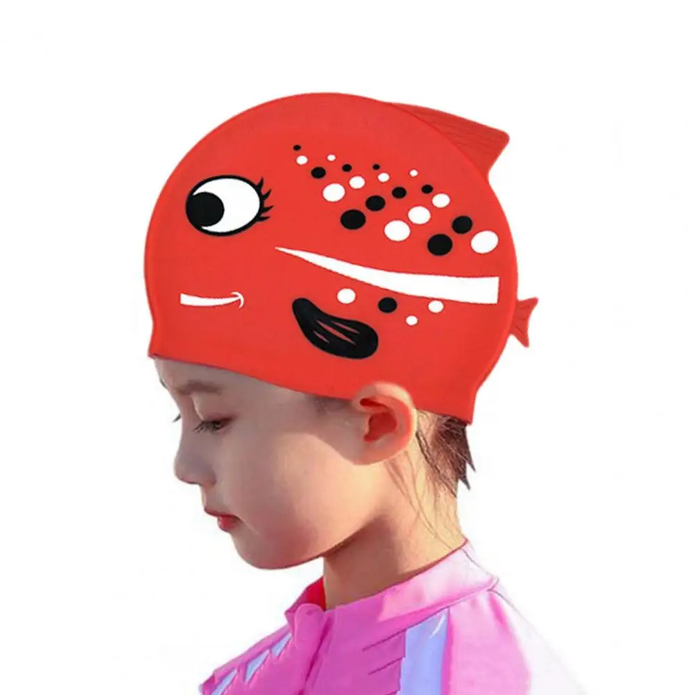 

Swimming Hat Impermeable Swimming Beanie Hat Fit Without Trace Diving Unisex Elastic Ear Protection Swim Hat