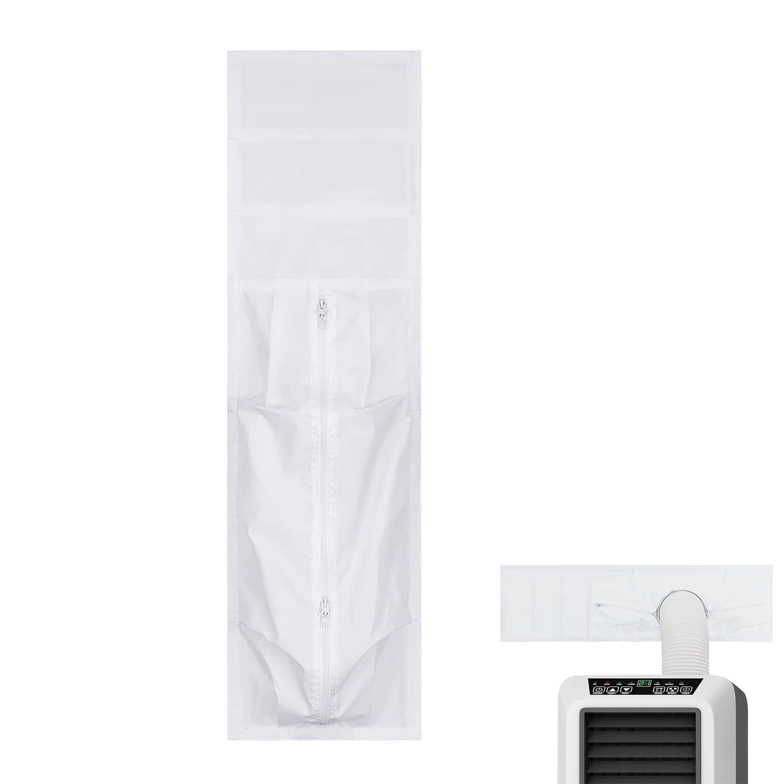 AC Window Seal Universal Window Seal For Tumble Dryer Sealing With Zipper And Adhesive Tape Universal Portable AC Window Seal
AC Window Seal Universal Window Seal For Tumble Dryer Sealing With Zipper And Adhesive Tape Universal Portable AC Window Seal