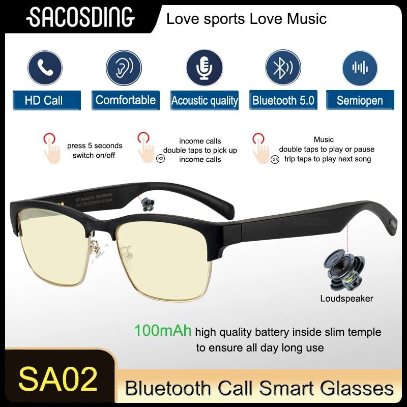 2023 New Smart Glasses Bluetooth Call Outdoor Sport Polarized Sunglasses Music Glasses Smart Anti-Blue Light Driving Glasses ios
2023 New Smart Glasses Bluetooth Call Outdoor Sport Polarized Sunglasses Music Glasses Smart Anti-Blue Light Driving Glasses ios