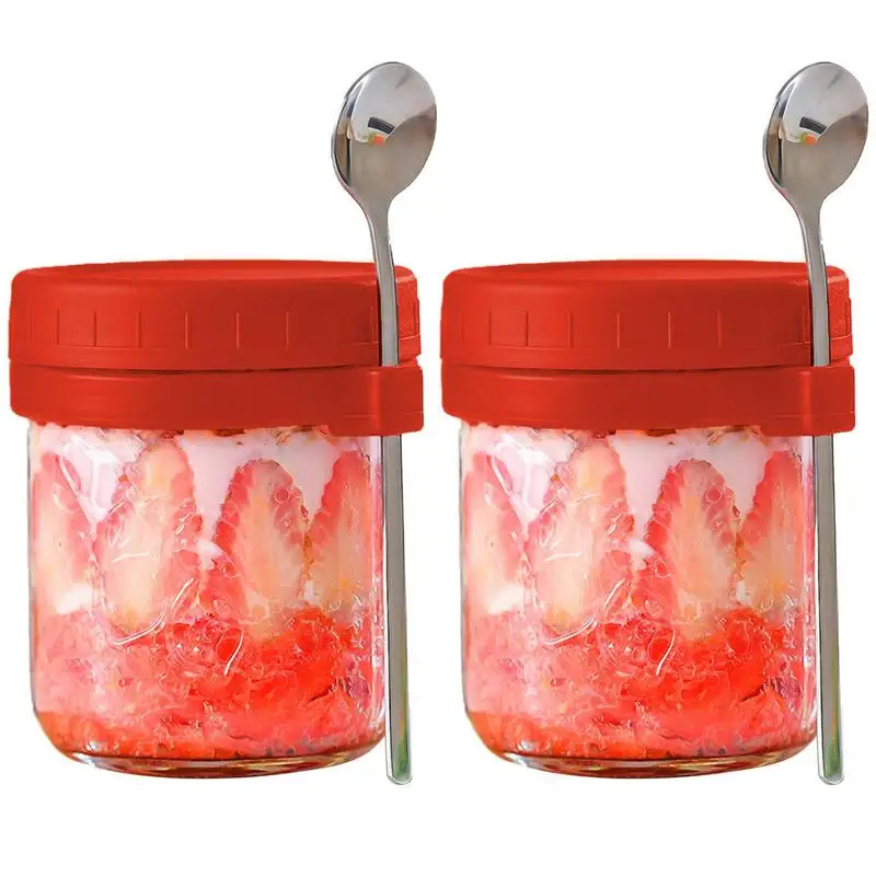 Oatmeal Jars Leakproof Overnight Oats Jars For Salad With Measurement Marks Lid And Spoon Prep Containers Cups For Food Storage
Oatmeal Jars Leakproof Overnight Oats Jars For Salad With Measurement Marks Lid And Spoon Prep Containers Cups For Food Storage