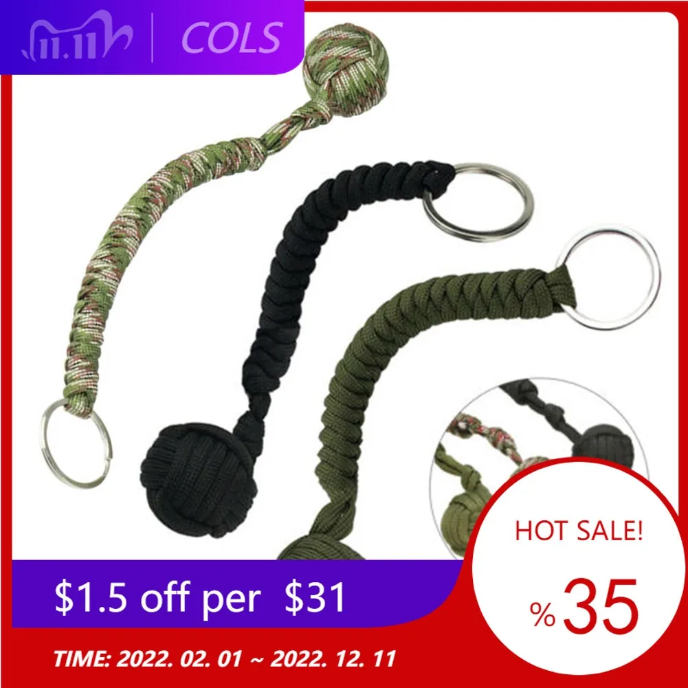 Monkey Fist Aid Steel Ball Security Self Defense Survival Paracord Keychain Outdoor Survival Self Defense Lanyard Key Chain Tool
Monkey Fist Aid Steel Ball Security Self Defense Survival Paracord Keychain Outdoor Survival Self Defense Lanyard Key Chain Tool