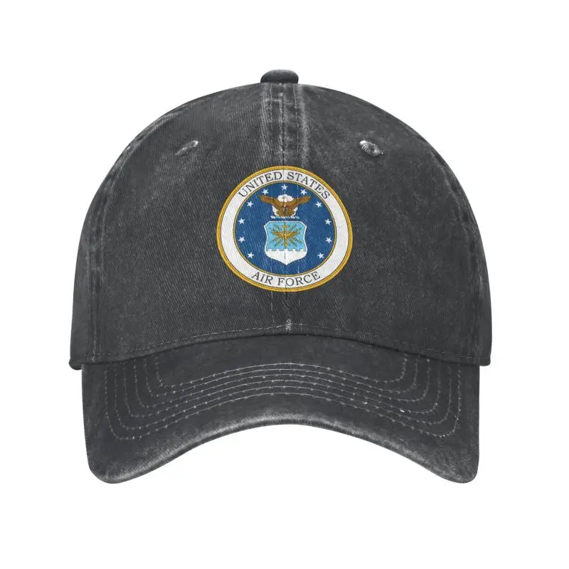 Punk Cotton United States Air Force Baseball Cap for Women Men Adjustable USA America Military Emblem Dad Hat Performance
Punk Cotton United States Air Force Baseball Cap for Women Men Adjustable USA America Military Emblem Dad Hat Performance