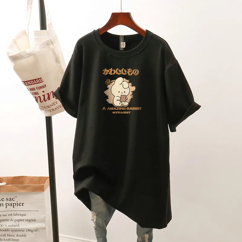 EBAIHUI Plus Size T Shirt Cotton L-4XL Mid-length Tshirt Short Sleeve Women Top Summer Anime Cartoon Printed Oversized T Shirts
EBAIHUI Plus Size T Shirt Cotton L-4XL Mid-length Tshirt Short Sleeve Women Top Summer Anime Cartoon Printed Oversized T Shirts