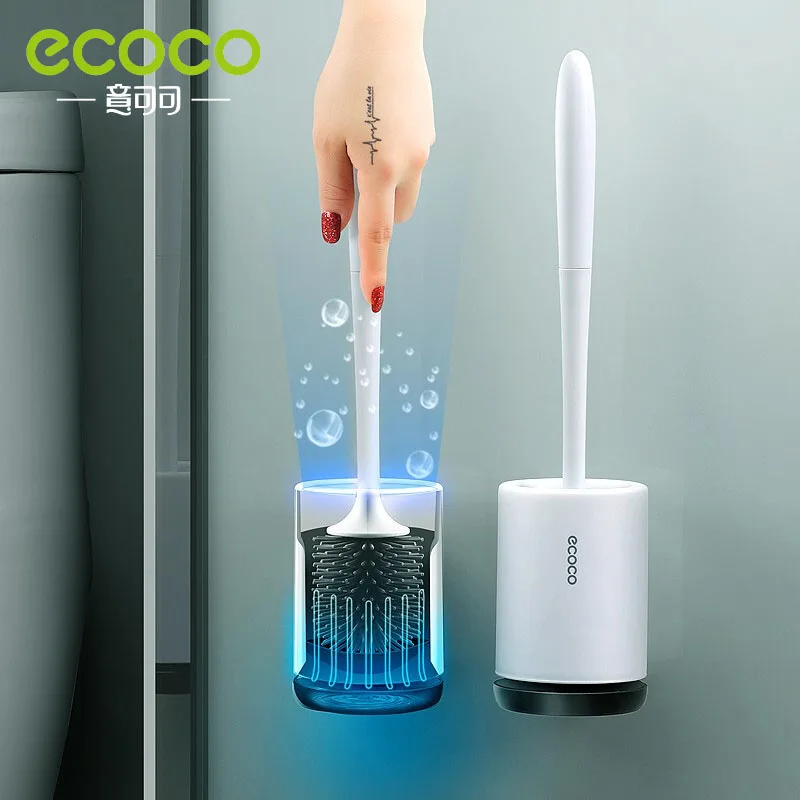 ECOCO Washroom Drain Toilet Brush Long Handle Soft TPR Rubber Head Wall Mounted or Floor Stand Bathroom WC Cleaning Accessories
ECOCO Washroom Drain Toilet Brush Long Handle Soft TPR Rubber Head Wall Mounted or Floor Stand Bathroom WC Cleaning Accessories