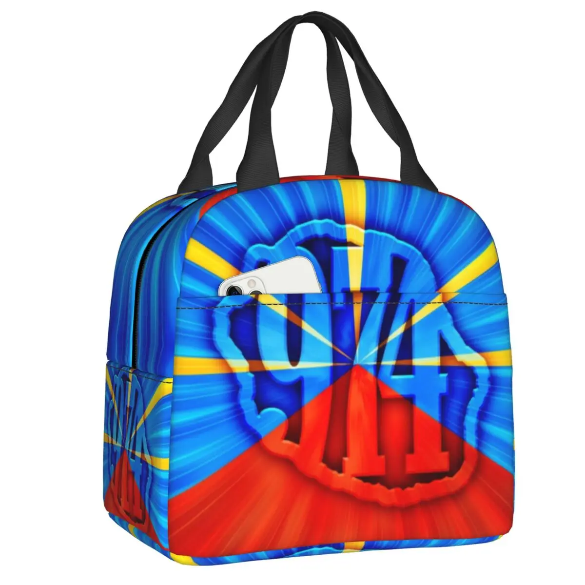 974 Maveli Reunion Island Flag Thermal Insulated Lunch Bag Women Portable Lunch Box for Work School Travel Picnic Food Tote Bag
974 Maveli Reunion Island Flag Thermal Insulated Lunch Bag Women Portable Lunch Box for Work School Travel Picnic Food Tote Bag