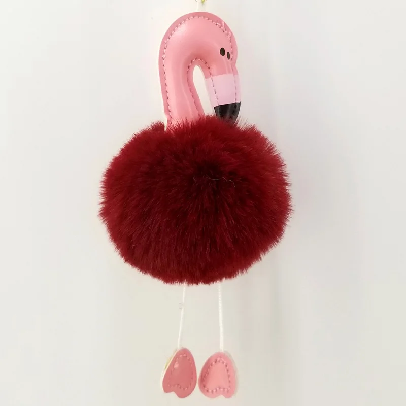 Cute Flamingos Charming Key Chains Girls Pom Pom Keychain Handmade Fluffy Ornament Women Bags Couple Key Rings Charm Pendants
Cute Flamingos Charming Key Chains Girls Pom Pom Keychain Handmade Fluffy Ornament Women Bags Couple Key Rings Charm Pendants