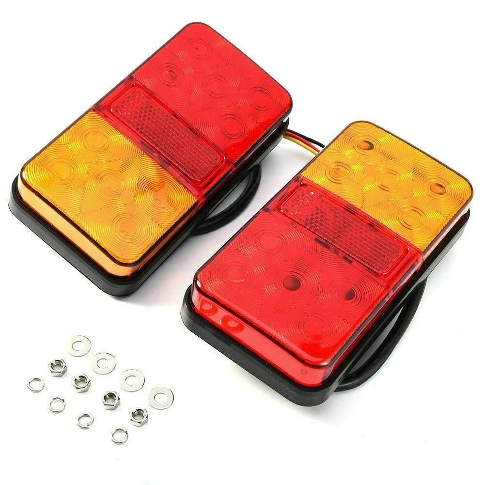 2PCS LED Waterproof Tail Lights Kit RV Camper Trailer Truck Rear Turn Signal Lamp Number Plate Light Rear Reverse 12V
2PCS LED Waterproof Tail Lights Kit RV Camper Trailer Truck Rear Turn Signal Lamp Number Plate Light Rear Reverse 12V