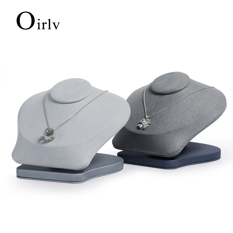 Oirlv Grey PU Leather Portrait Jewelry Stand for Necklace Display Stand Jewelry Exquisite Display Rack for Decoration
Oirlv Grey PU Leather Portrait Jewelry Stand for Necklace Display Stand Jewelry Exquisite Display Rack for Decoration