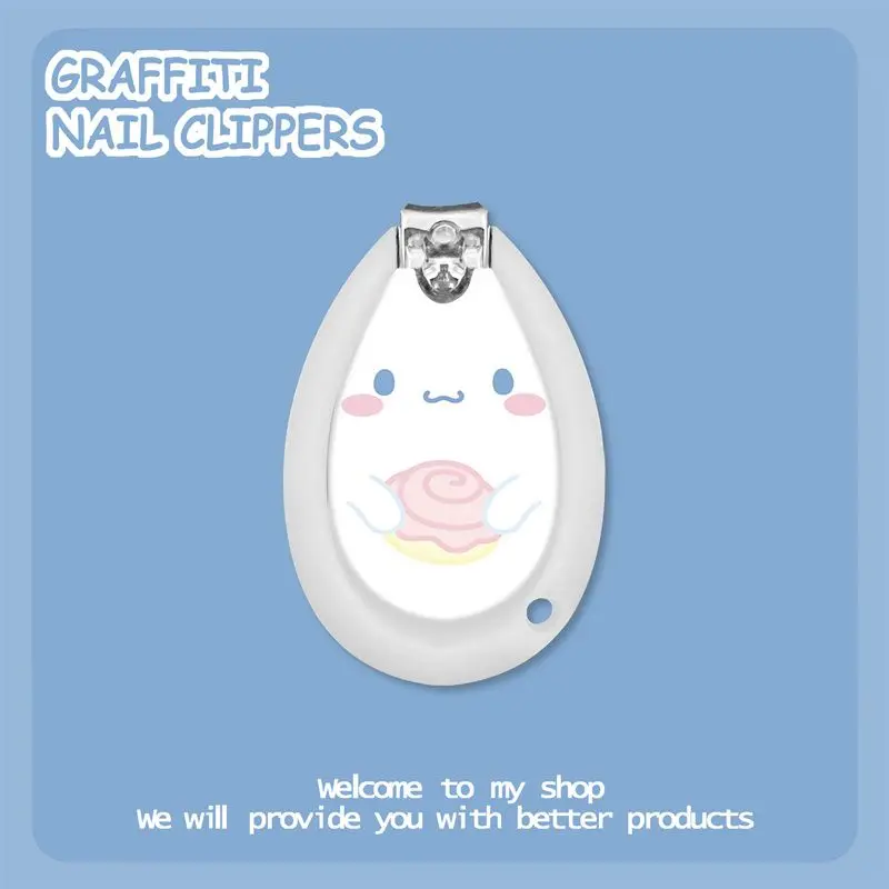 Sanrio Kawaii Anime Cinnamoroll Nail Clippers Girly Heart Single Children Anti-Clipping Meat Stainless Steel Lovely Girls Toys
Sanrio Kawaii Anime Cinnamoroll Nail Clippers Girly Heart Single Children Anti-Clipping Meat Stainless Steel Lovely Girls Toys
