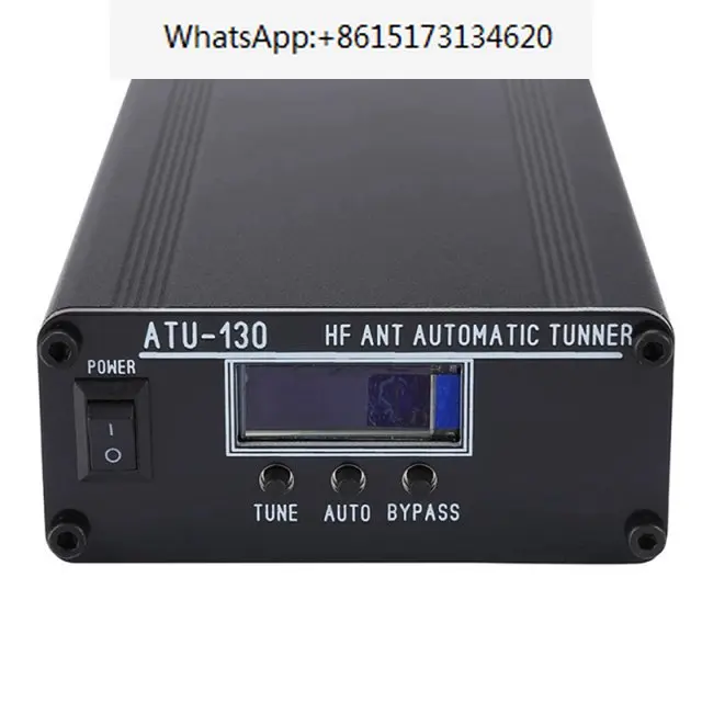 

ATU-130 brand new 1.8-50MHz 200W miniature OLED display screen shortwave automatic antenna tuner