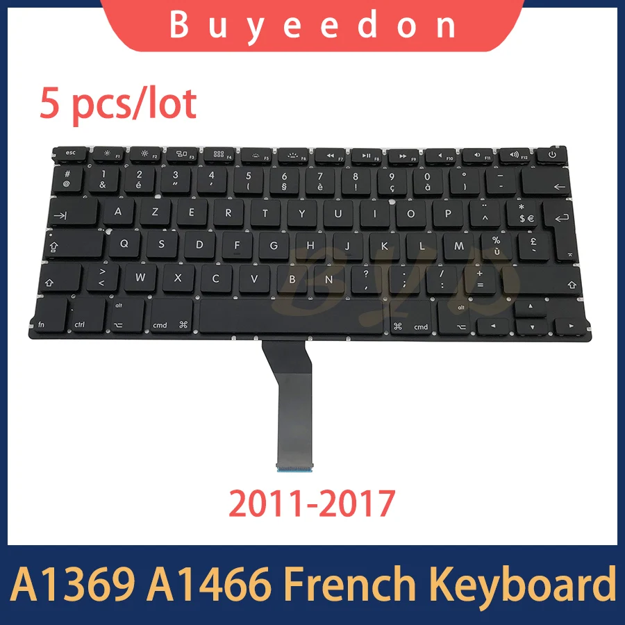 Сменная Французская клавиатура для ноутбука, 5 шт./лот, клавиатура для Macbook Air 13, A1369, A1466, 2011-2017 лет
Сменная Французская клавиатура для ноутбука, 5 шт./лот, клавиатура для Macbook Air 13, A1369, A1466, 2011-2017 лет