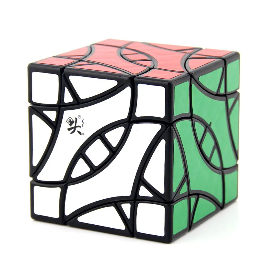 

Волшебный куб DaYan BiYiNiao, 12 осей, 3 ряда, необычная форма, волшебный извивающийся пазл, черный куб без наклеек, волшебные игрушки для детей