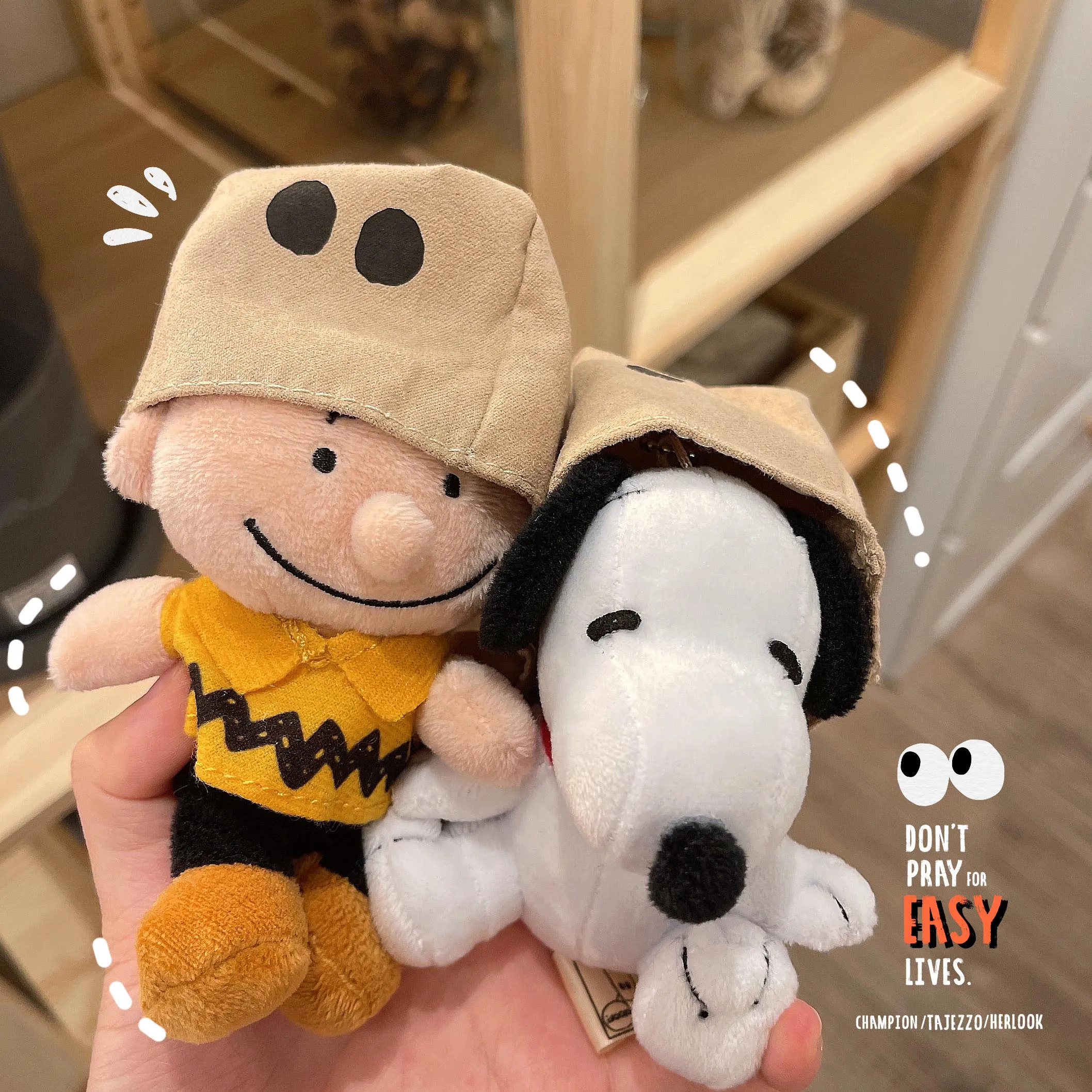 Sanrio Snopy Charlie Plush Toys Anime Figures Soft Stuffed Plushie Puppet Bag Pendant Peripherals Gift for Kids
Sanrio Snopy Charlie Plush Toys Anime Figures Soft Stuffed Plushie Puppet Bag Pendant Peripherals Gift for Kids