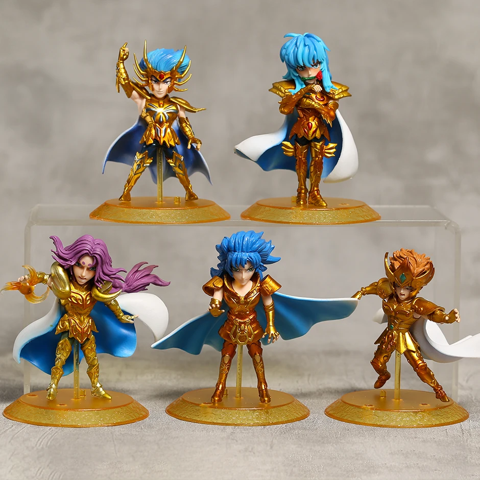 Saint Seiya Knights of the Zodiac Aiolia Aphrodite Kanon Death Mask Mu PVC Model Dolls Toys Colletible Figurals 5pcs/set 10cm
Saint Seiya Knights of the Zodiac Aiolia Aphrodite Kanon Death Mask Mu PVC Model Dolls Toys Colletible Figurals 5pcs/set 10cm