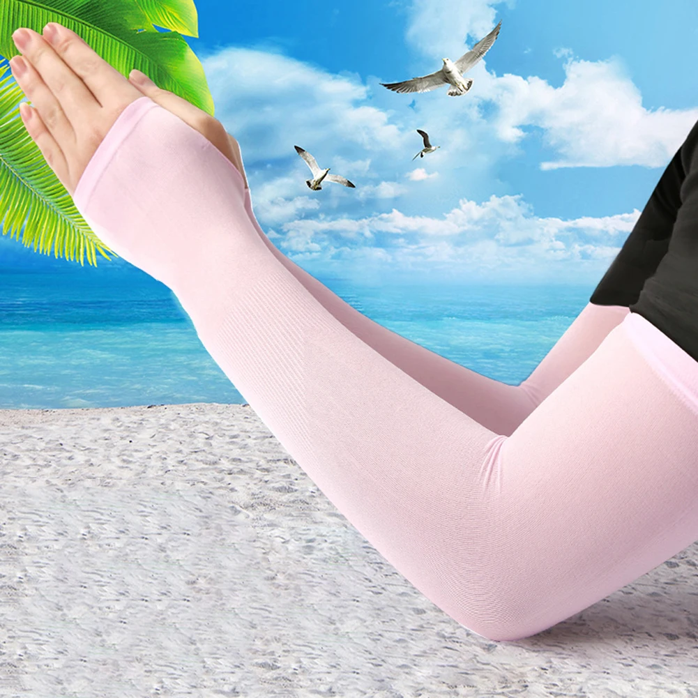 Cycling Driving Ice Silk Sleeve Sunscreen Wrist Sleeves Covers UV Protection For Cycling, Outdoor Camping And Hiking In Spring
Cycling Driving Ice Silk Sleeve Sunscreen Wrist Sleeves Covers UV Protection For Cycling, Outdoor Camping And Hiking In Spring