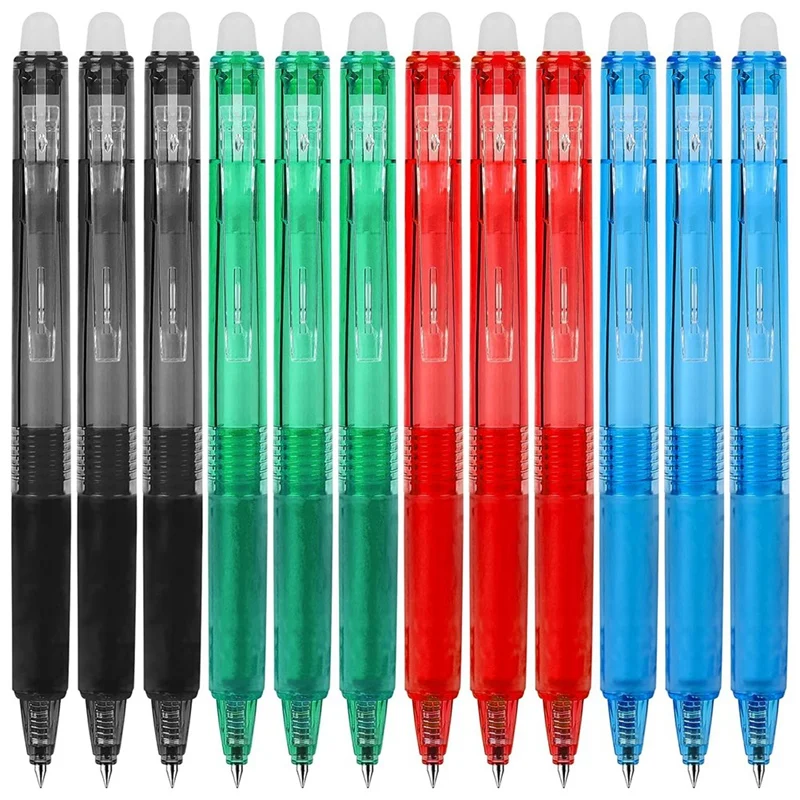 Retractable Erasable Gel Pens, Fine Point 0.7Mm,Make Mistakes Disappear, Comfort Grip, For Drawing Writing 12 Pack Durable
Retractable Erasable Gel Pens, Fine Point 0.7Mm,Make Mistakes Disappear, Comfort Grip, For Drawing Writing 12 Pack Durable