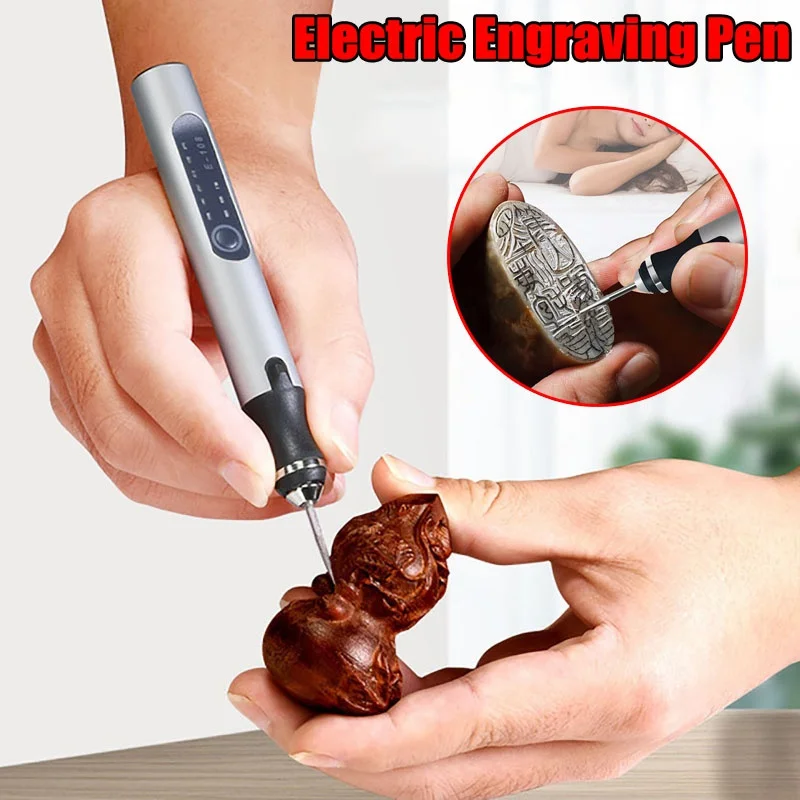 Mini Electric Engraving Pen USB Charging Wood Milling Engraving Drill 3 Mode Speed Control Electric Nail Tools USB Graver Tools
Mini Electric Engraving Pen USB Charging Wood Milling Engraving Drill 3 Mode Speed Control Electric Nail Tools USB Graver Tools