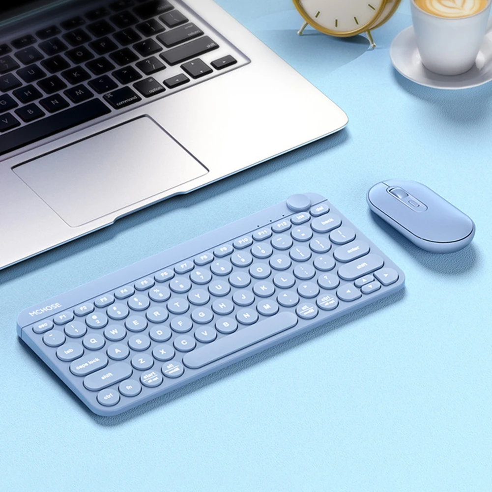 Беспроводная клавиатура с низким уровнем шума, компьютерная клавиатура, мышь DPI, регулируемая 2,4G/Bluetooth-совместима с ноутбуком, настольным ко... 
Беспроводная клавиатура с низким уровнем шума, компьютерная клавиатура, мышь DPI, регулируемая 2,4G/Bluetooth-совместима с ноутбуком, настольным ко...