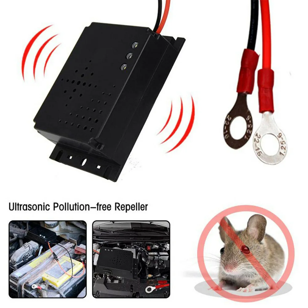Gauge Mouse Repeller Square Ultrasonic Universal Vehicle Wire 12V 5-40 MA Accessories Car Rat Rodent Deterrent
Gauge Mouse Repeller Square Ultrasonic Universal Vehicle Wire 12V 5-40 MA Accessories Car Rat Rodent Deterrent